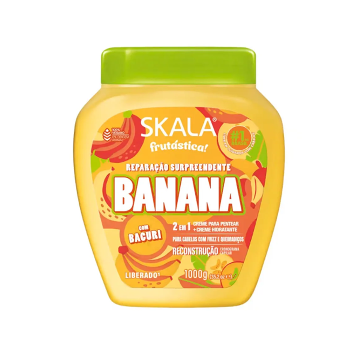 ماسک موی اسکالا با عصاره موز 1000 گرمی | کرم مو ارگان اسکالا